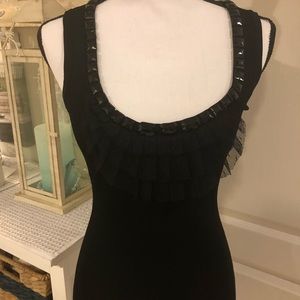 Bebe Sleeveless Top. Sophisticated Size Medium
